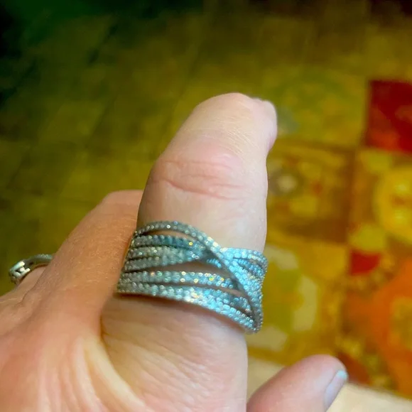 NWOT Gianni Bernini Sterling Silver Ring 925 - Picture 2 of 5